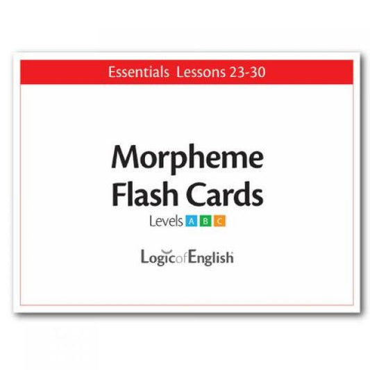 ESSENTIALS MORPHEME FLASH CARDS 23-30