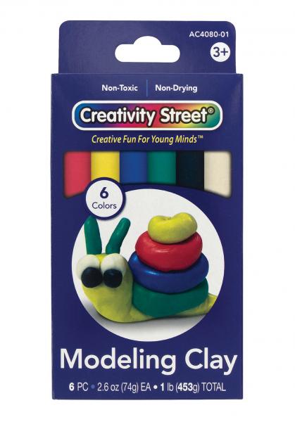 MODELING CLAY 6 COLORS ASSORTED
