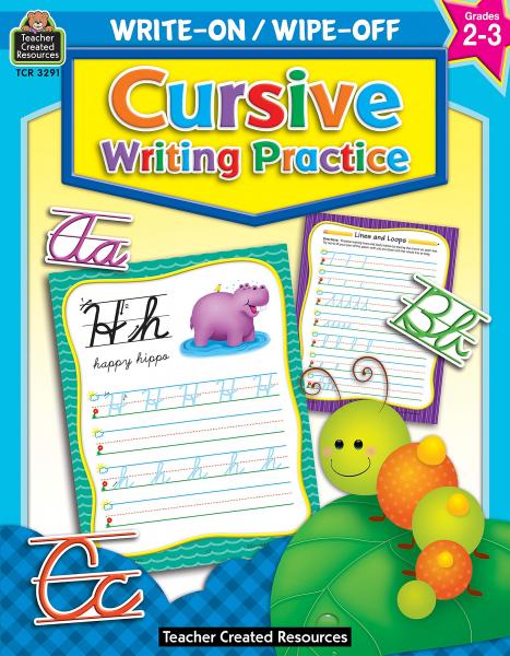 WRITE-ON/WIPE-OFF: CURSIVE WRITING PRACTICE GRADES 2-3