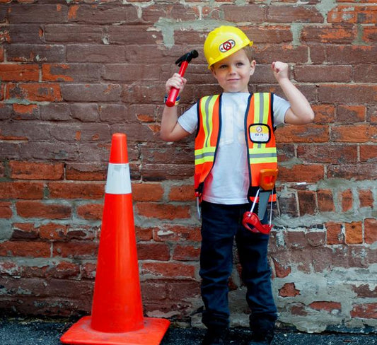 COSTUME: CONSTRUCTION WORKER SIZE 5-6