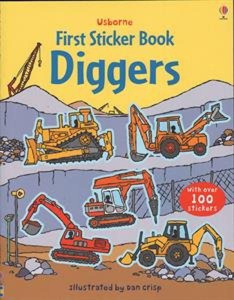 FIRST STICKER BOOK: DIGGERS