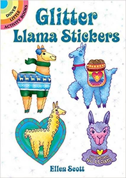 LITTLE ACTIVITY BOOK: GLITTER LLAMA STICKERS