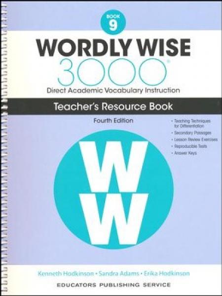 WORDLY WISE 3000: BOOK 9 TEACHER GUIDE 4TH ED