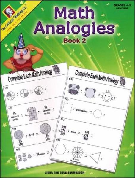 MATH ANALOGIES BOOK 2 GRADE 4-5