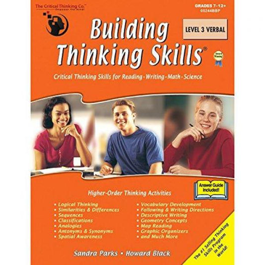BUILDING THINKING SKILLS BOOK 3 VERBAL GRADE 7-12