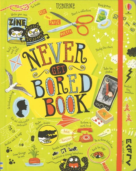 NEVER GET BORED BOOK