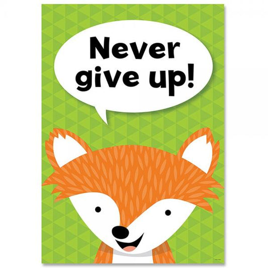 POSTER: WOODLAND FRIENDS NEVER GIVE UP