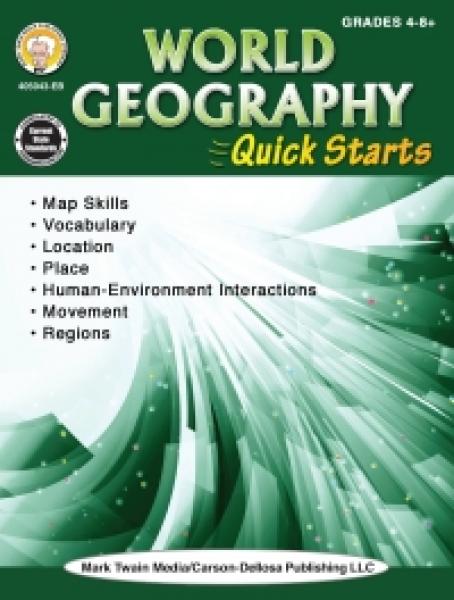 WORLD GEOGRAPHY QUICK STARTS GR 4-8+