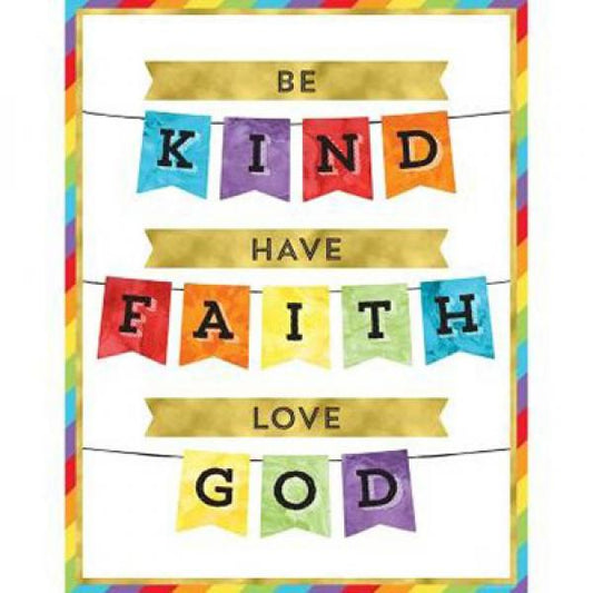 CHART: BE KIND HAVE FAITH LOVE GOD