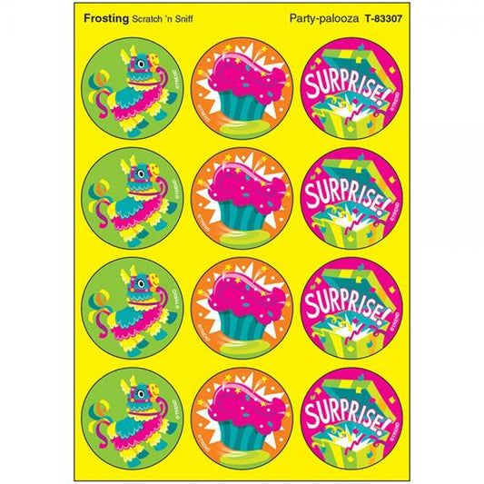 SCRATCH AND SNIFF STICKERS: PARTY-PALOOZA- FROSTING