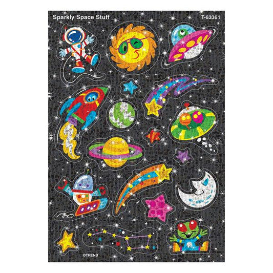 STICKERS: SPARKLY SPACE STUFF