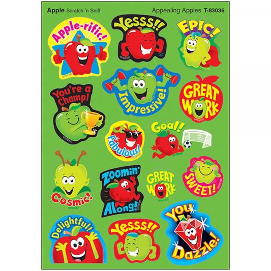 SCRATCH AND SNIFF STICKERS: APPEALING APPLES- APPLE