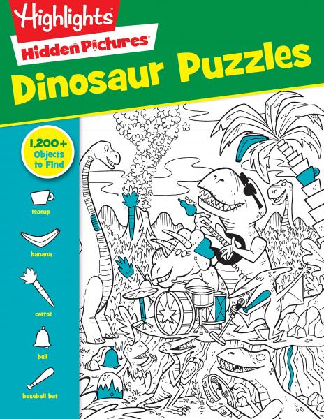 HIGHLIGHTS HIDDEN PICTURES DINOSAUR PUZZLES