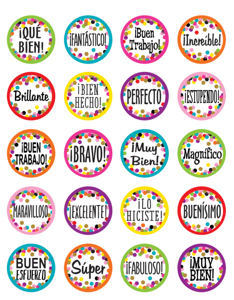 STICKERS: SPANISH CONFETTI