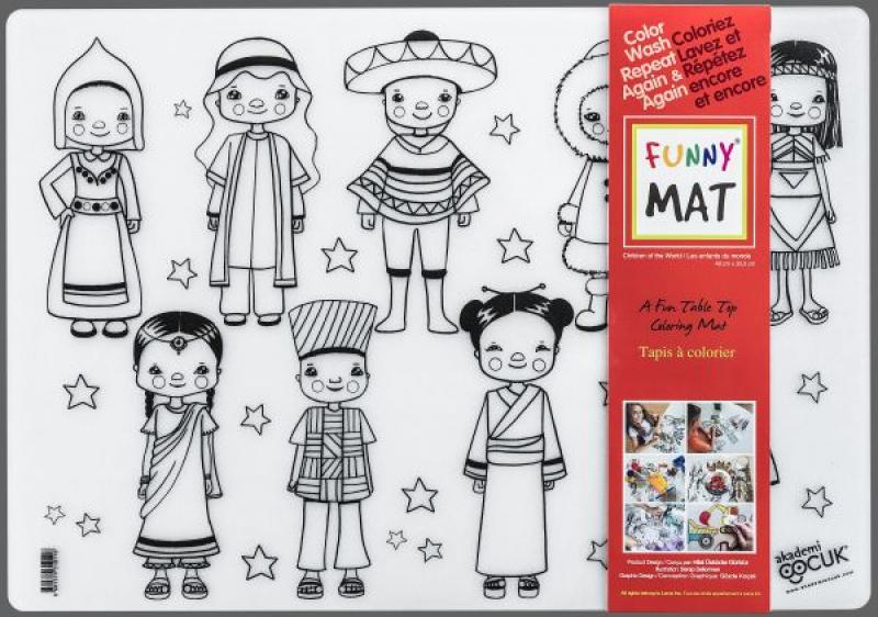 COLOR-IN PLACEMAT: CHILDREN