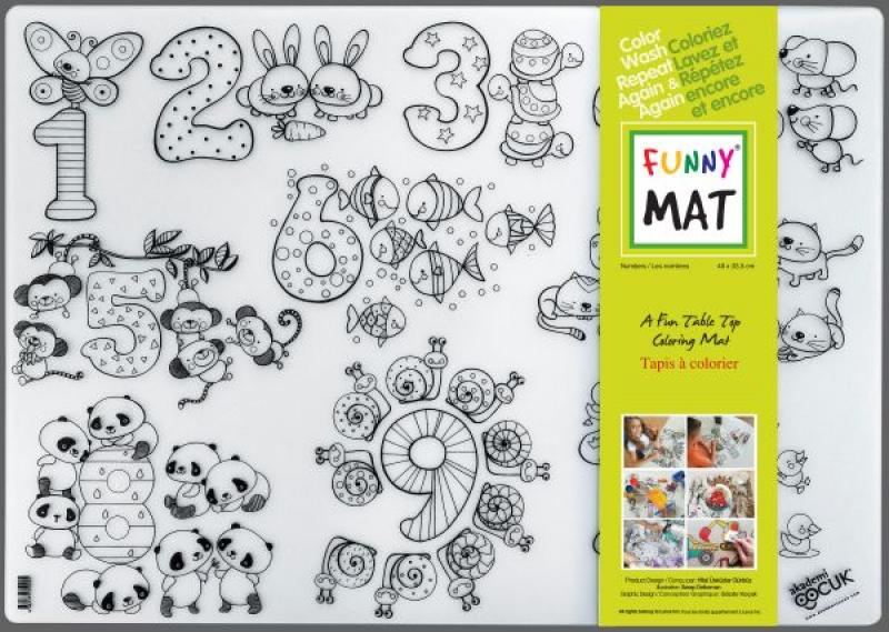 COLOR-IN PLACEMAT: NUMBERS