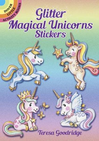 LITTLE ACTIVITY BOOK: GLITTER UNICORN MAGICAL STICKERS