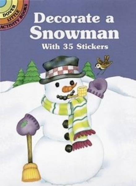 LITTLE ACTIVITY BOOK: DECORATE A SNOWMAN