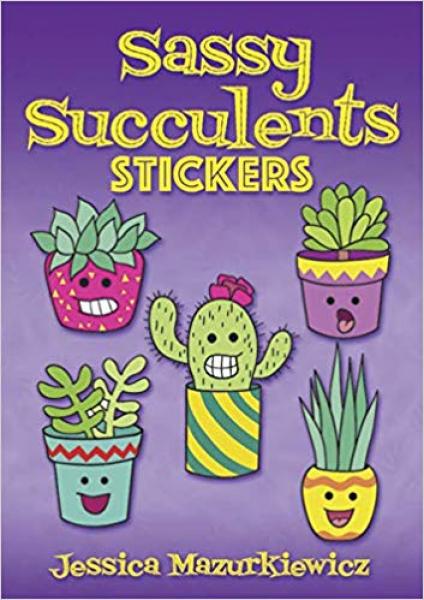 LITTLE ACTIVITY BOOK: SASSY SUCCULENTS STICKERS