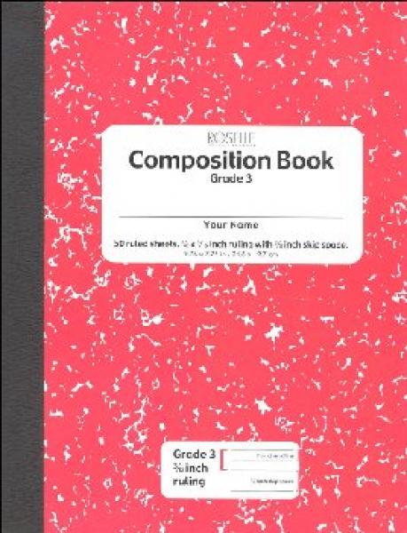 COMPOSITION BOOK: GRADE 3