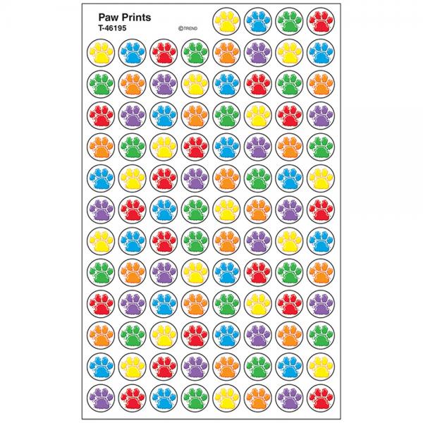 STICKERS: SUPERSPOTS PAW PRINTS