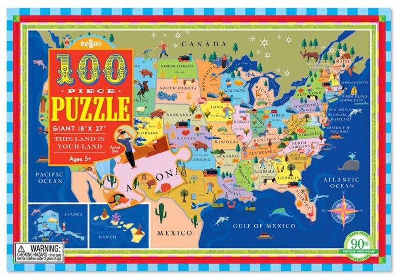 PUZZLE: THIS LAND IS YOUR LAND 100 PIECES
