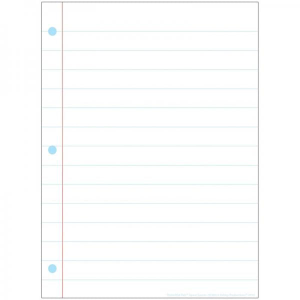 SMART POLY SPACE SAVER WHITE NOTEBOOK PAPER
