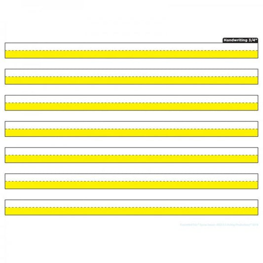 SMART POLY SPACE SAVER HANDWRITING HIGHLIGHTED YELLOW 3/4"