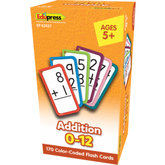 FLASH CARDS: ADDITION ALL FACTS 0-12