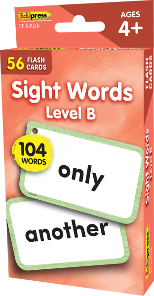 FLASH CARDS: SIGHT WORDS LEVEL B