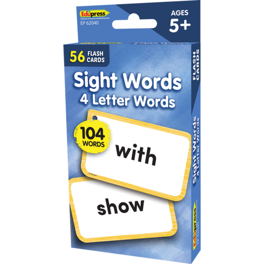 FLASH CARDS: SIGHT WORDS 4 LETTER WORDS