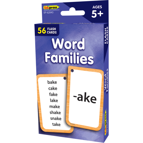 FLASH CARDS: WORD FAMILIES