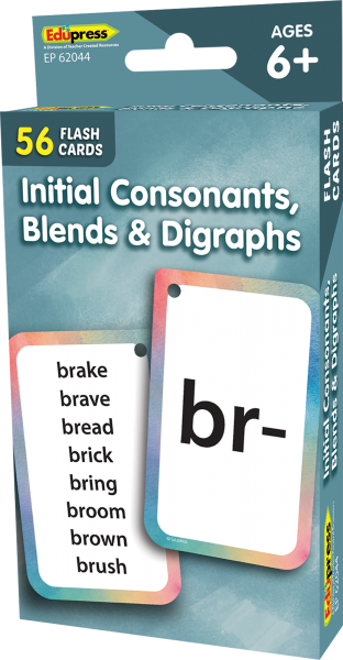 FLASH CARDS: INITIAL CONSONANTS, BLENDS & DIGRAPHS