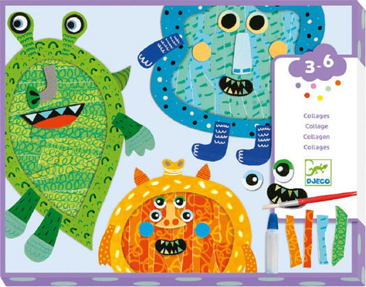 LITTLE ARTIST: HAPPY MONSTERS COLLAGES