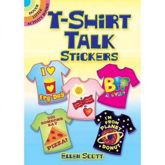 LITTLE ACTIVITY BOOK: T-SHIRT TALK STICKERS