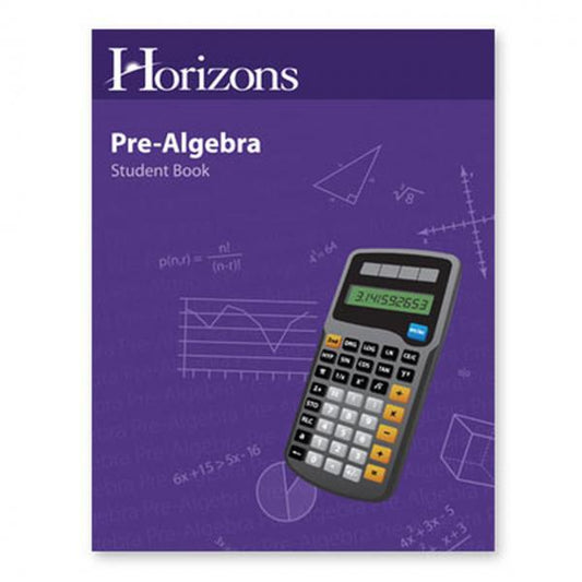 HORIZONS MATH PRE-ALGEBRA STUDENT BOOK