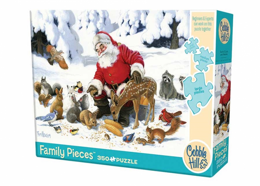 PUZZLE: FAMILY PIECES SANTA CLAUS AND FRIENDS 350 PIECES