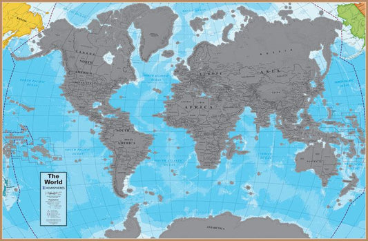 WORLD SCRATCH OFF MAP
