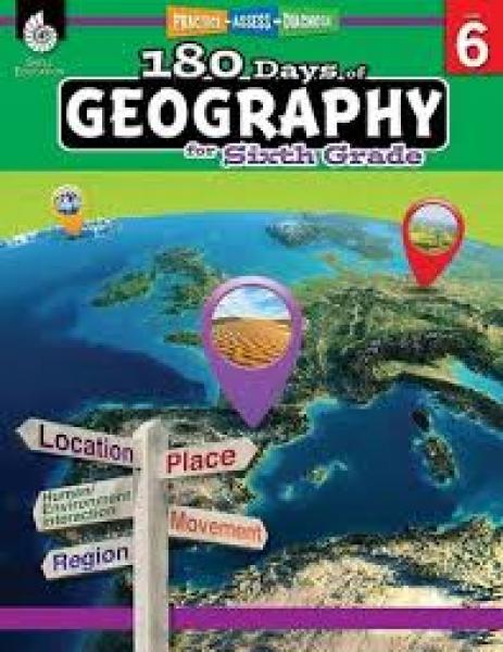 180 DAYS OF GEOGRAPHY FOR SIXTH GRADE