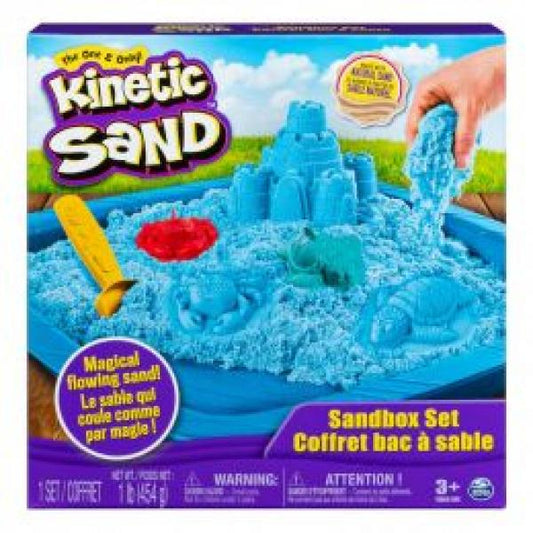 KINETIC SAND SANDBOX SET BLUE