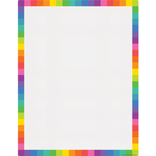 CHART: WRITE-ON/WIPE-OFF BLANK COLORFUL