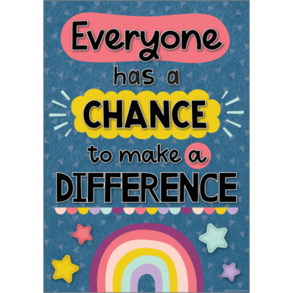 POSTER: EVERYONE HAS A CHANCE TO MAKE A DIFFERENCE
