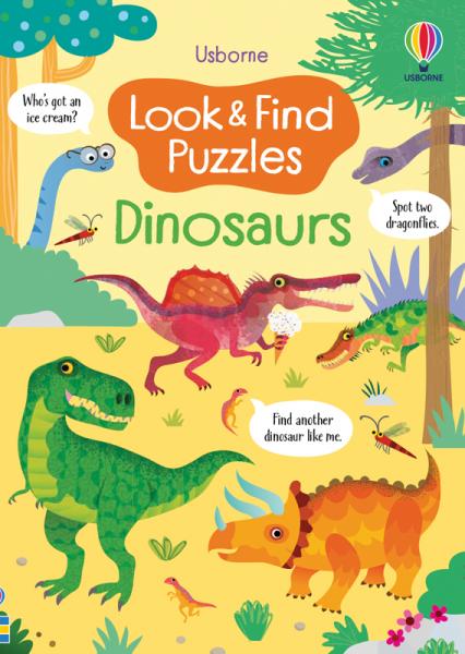 LOOK & FIND PUZZLES DINOSAURS