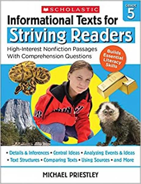 INFORMATIONAL TEXTS FOR STRIVING READERS GRADE 5