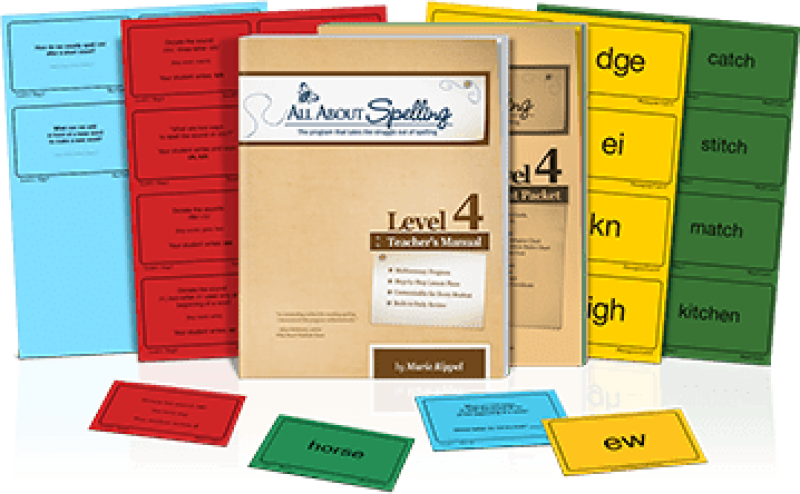 ALL ABOUT SPELLING LEVEL 4 KIT