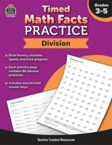 TIMED MATH FACTS: DIVISION