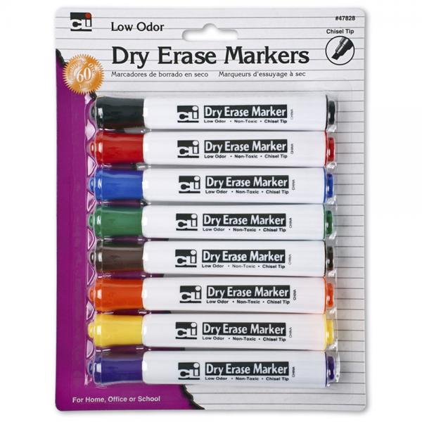 DRY ERASE MARKERS SET OF 8