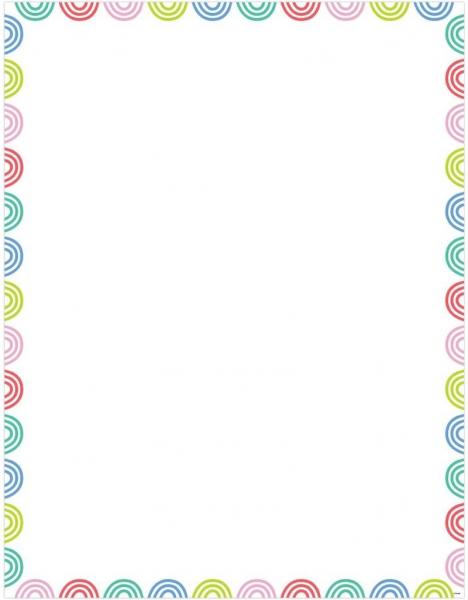 CHART: BLANK RAINBOW DOODLES