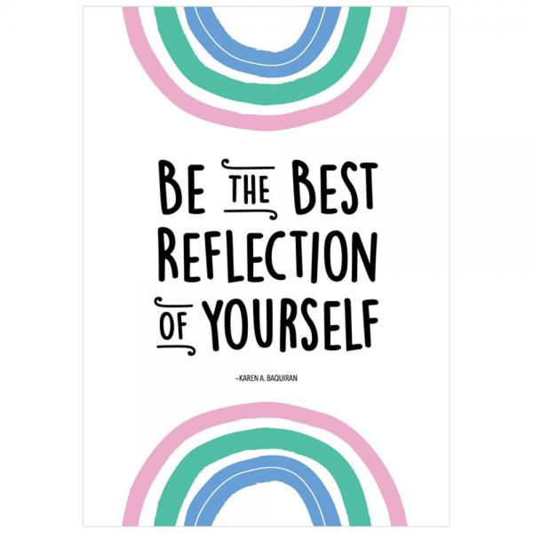 POSTER: BE THE BEST REFLECTION OF YOURSELF