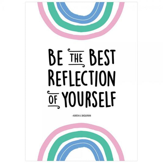 POSTER: BE THE BEST REFLECTION OF YOURSELF